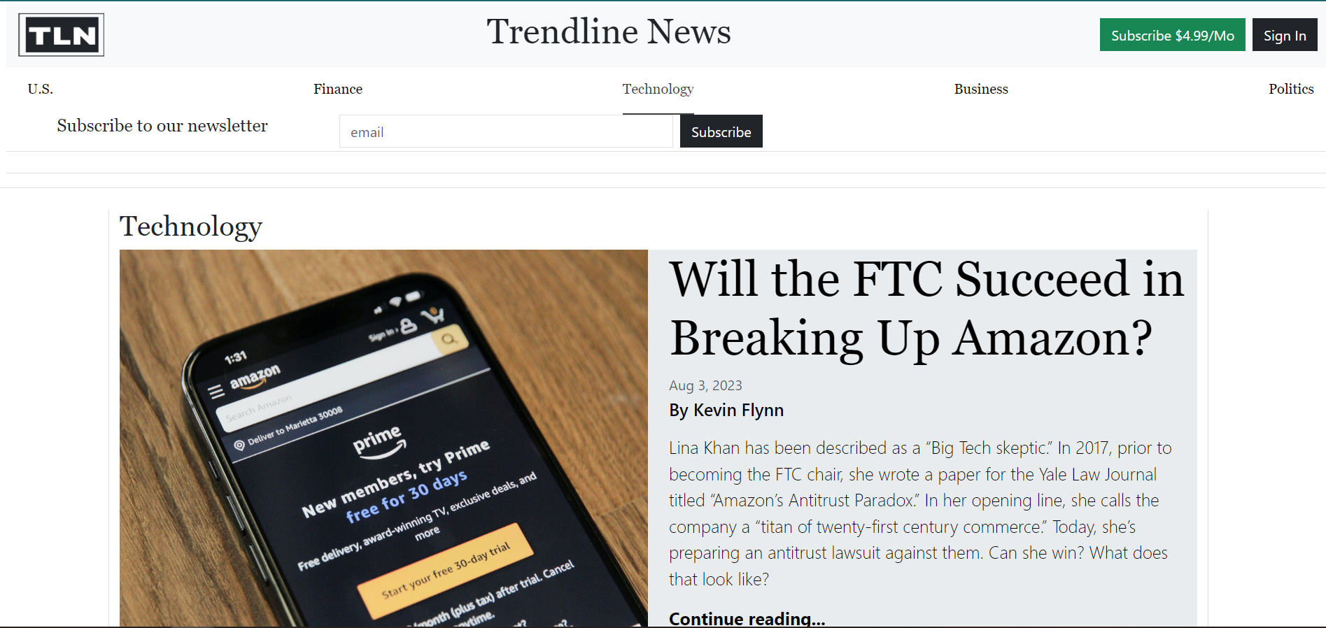 Mídia 1 de TrendLine News