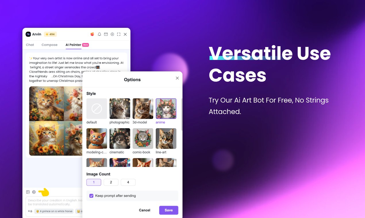 Arvin - Open Frame gallery image