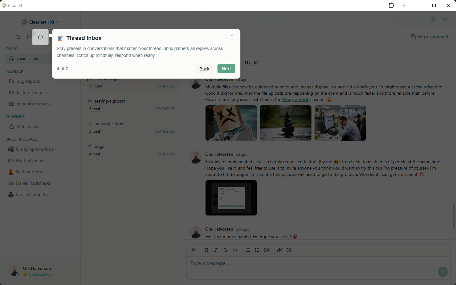 Cleariest gallery image