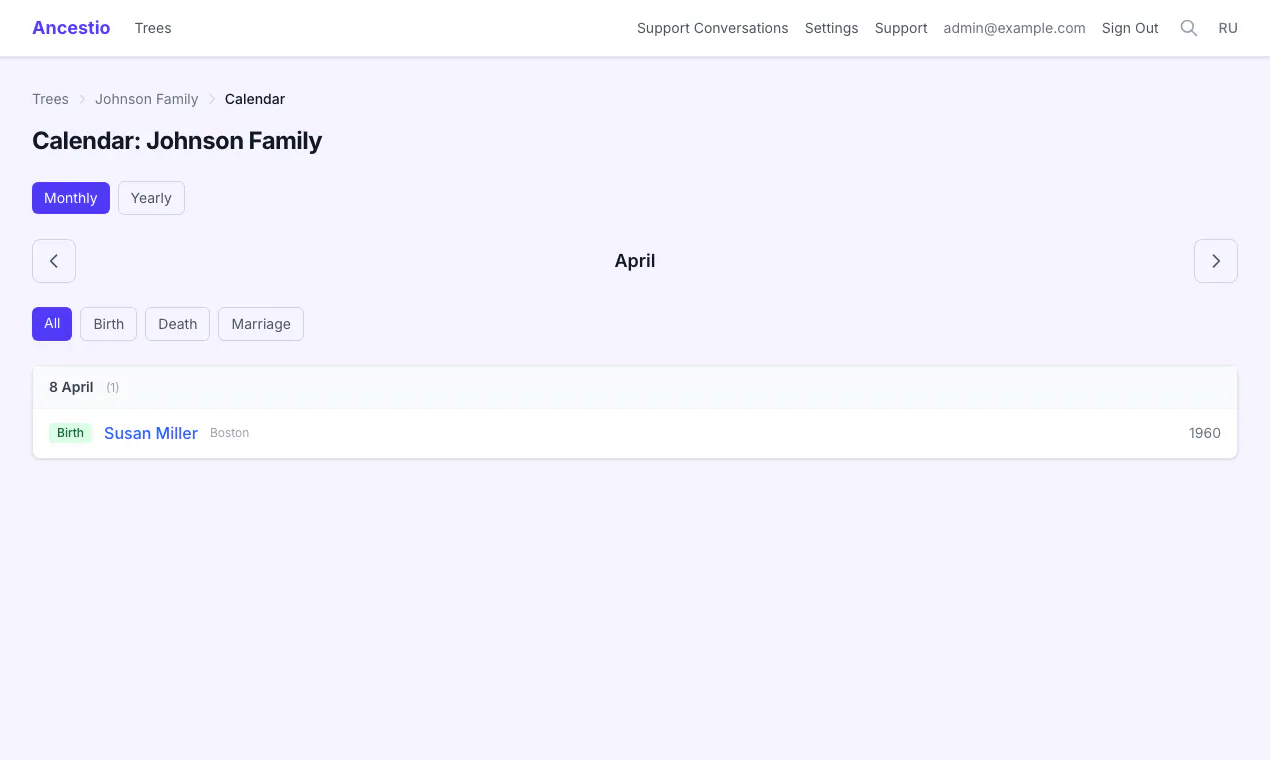 Banner del producto Ancestio