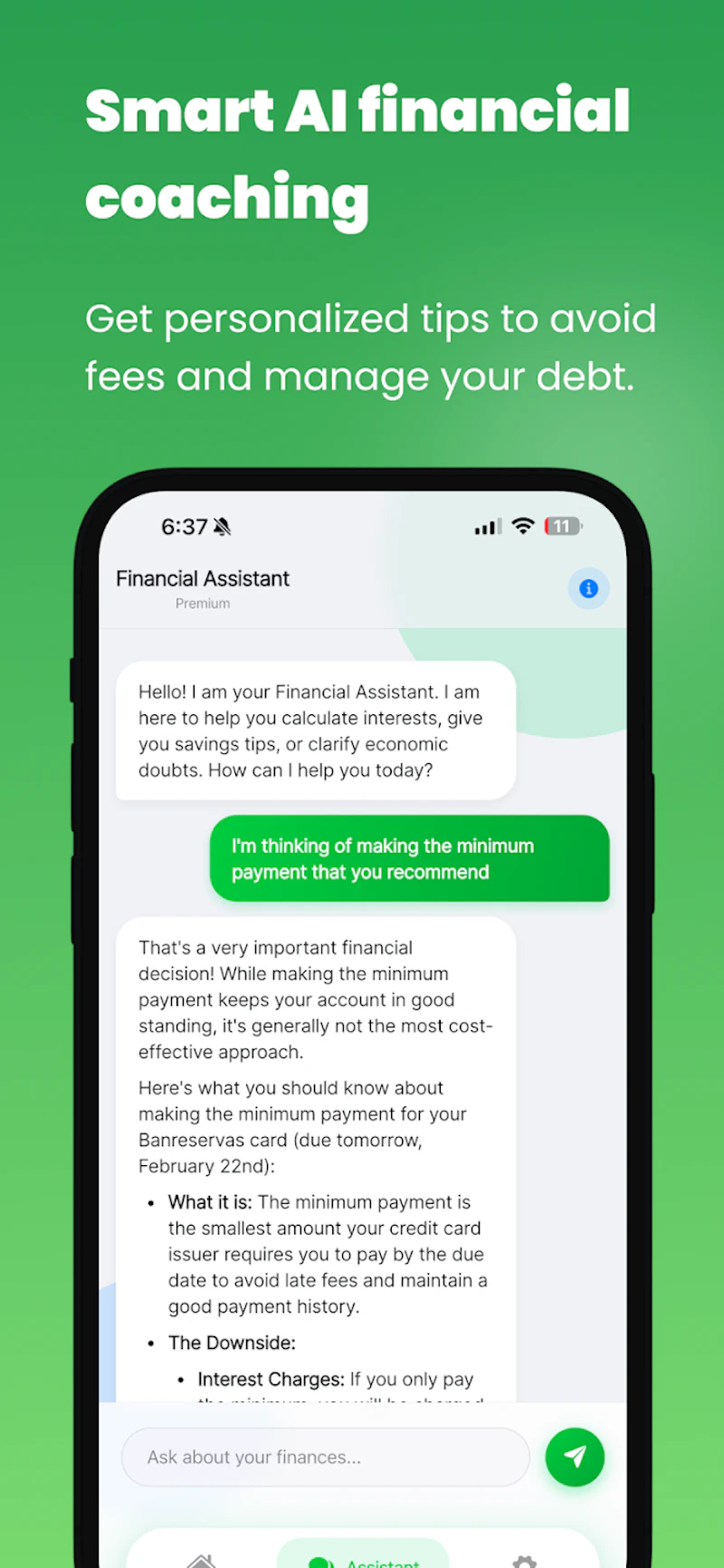 Credit Card Reminder screenshot 5