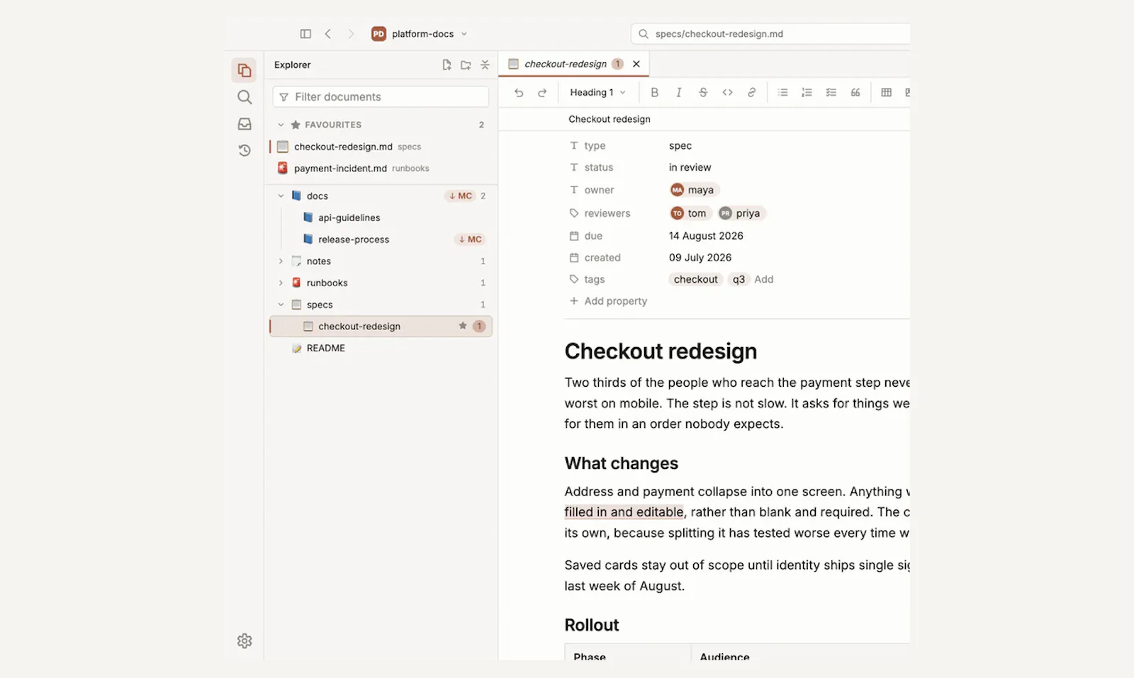 Notula screenshot 3