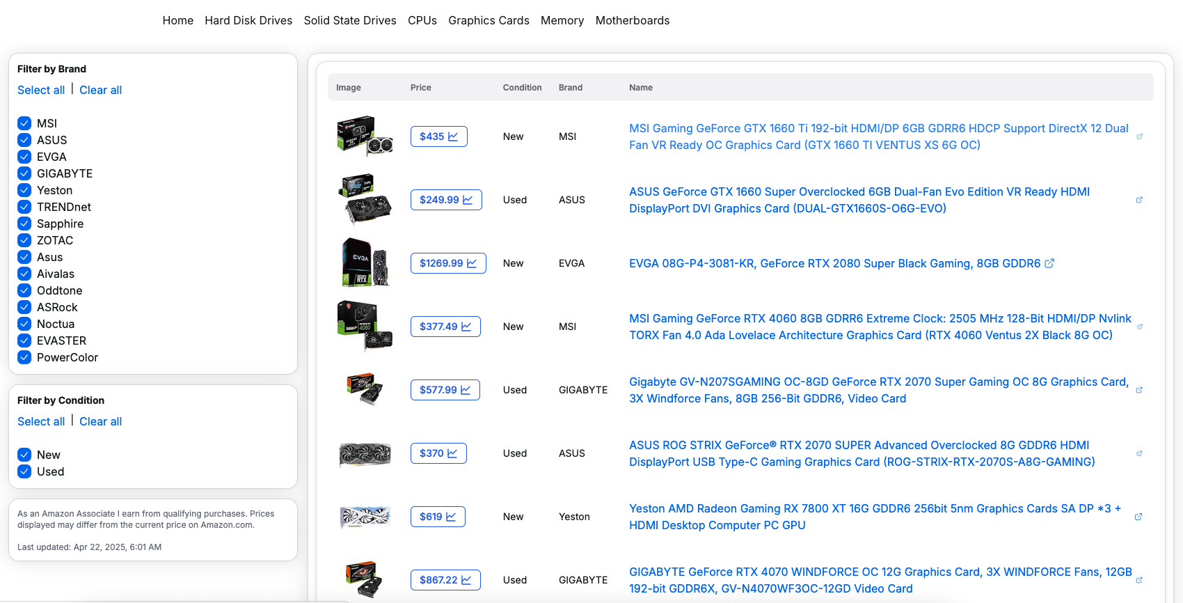 HardwarePriceHub - 比较PC组件价格媒体3