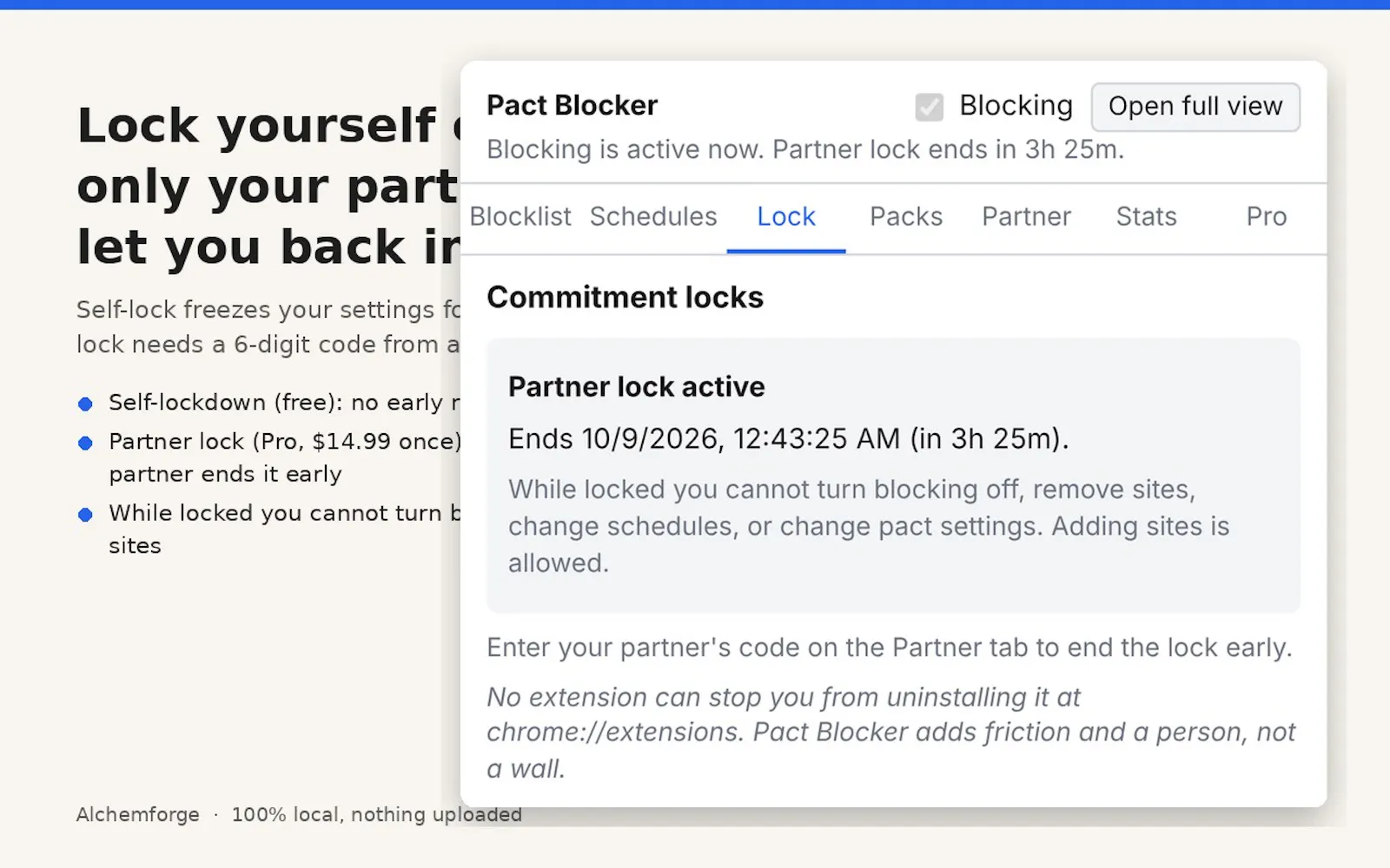 Pact Blocker screenshot 3