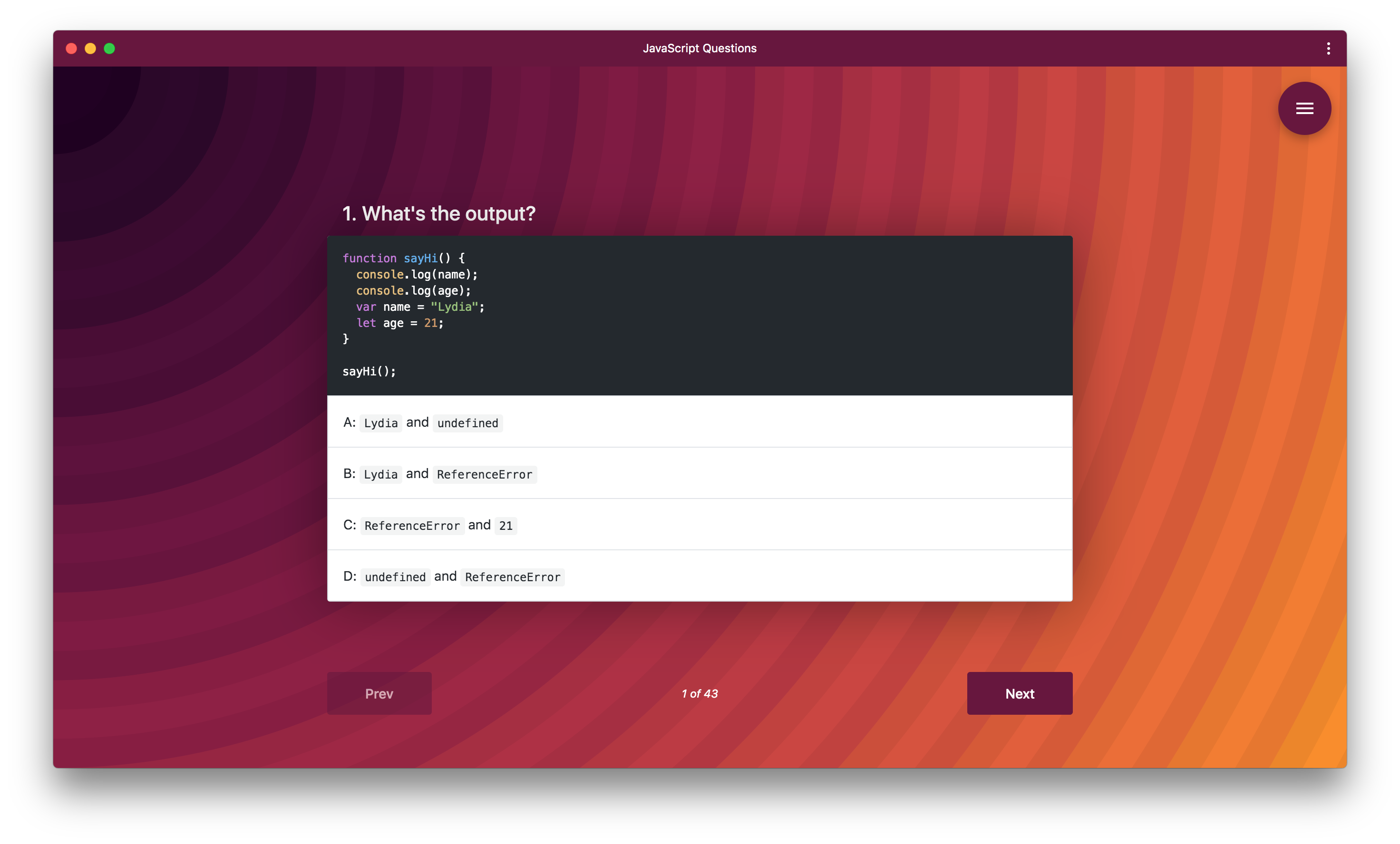 JavaScript Questions gallery image