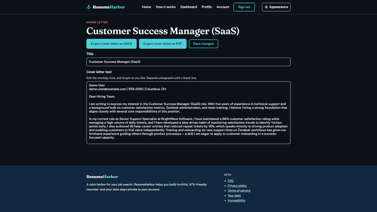 ResumeHarbor screenshot 5