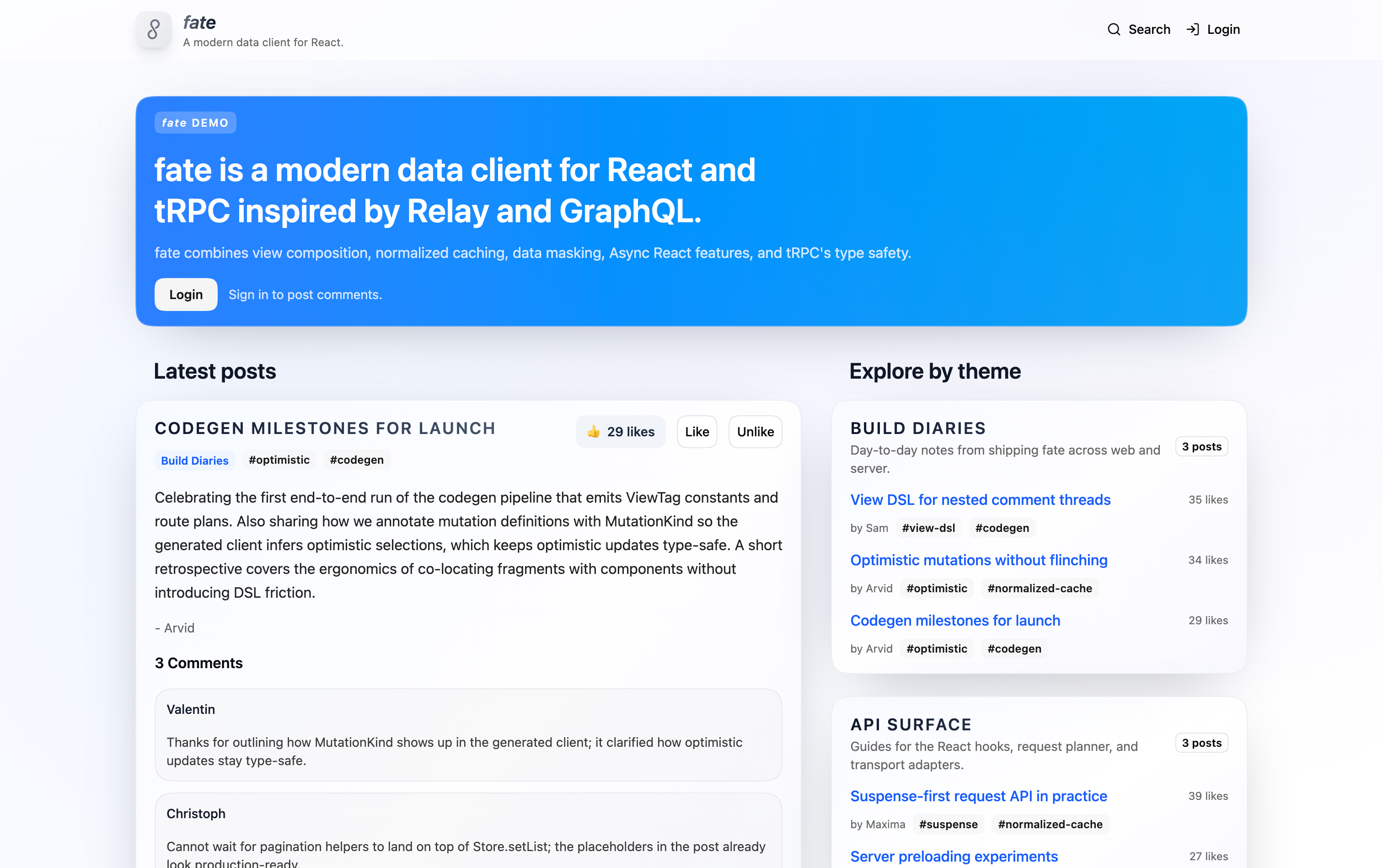 fate - Screenshot 3 showing product features and functionality