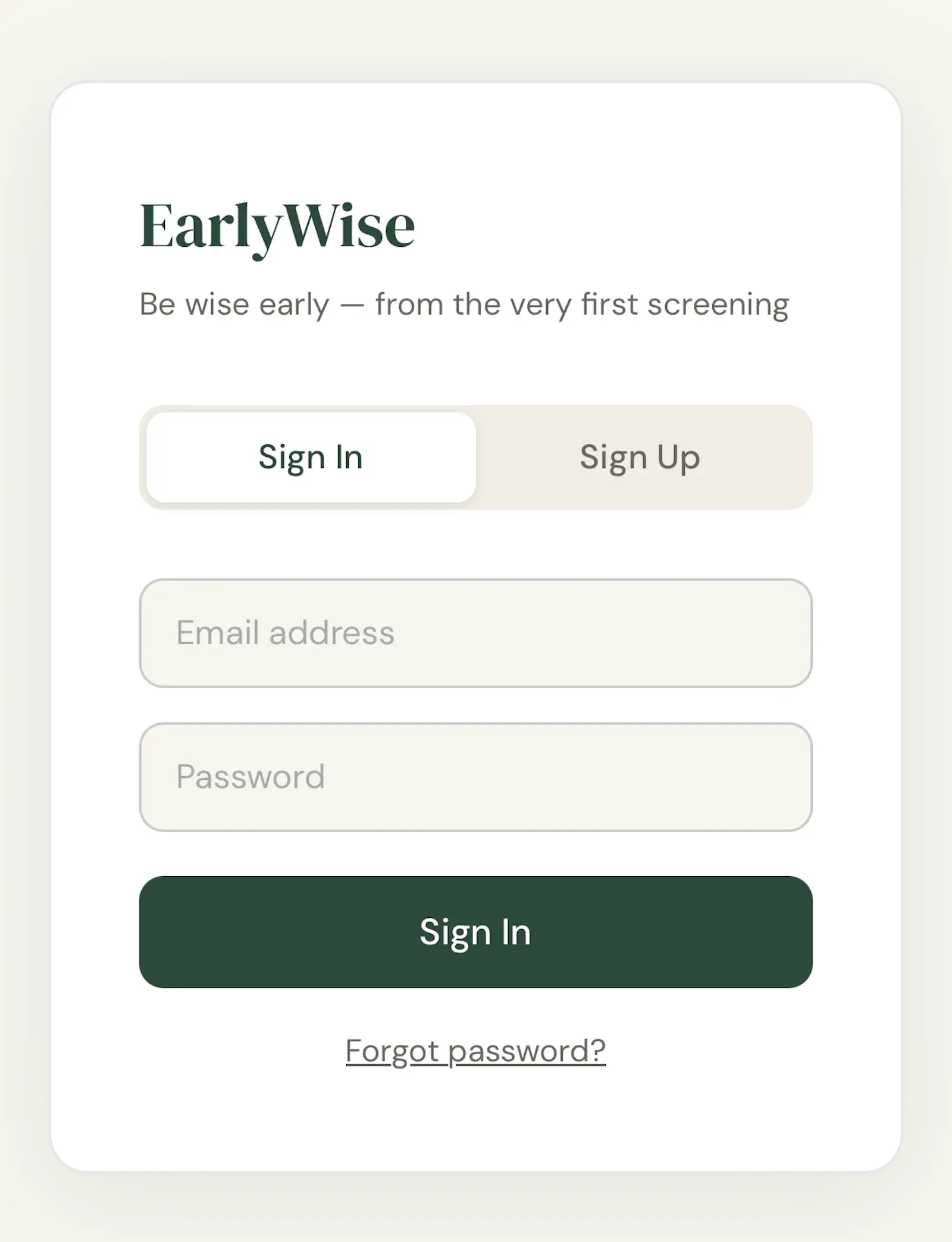 EarlyWise screenshot 3