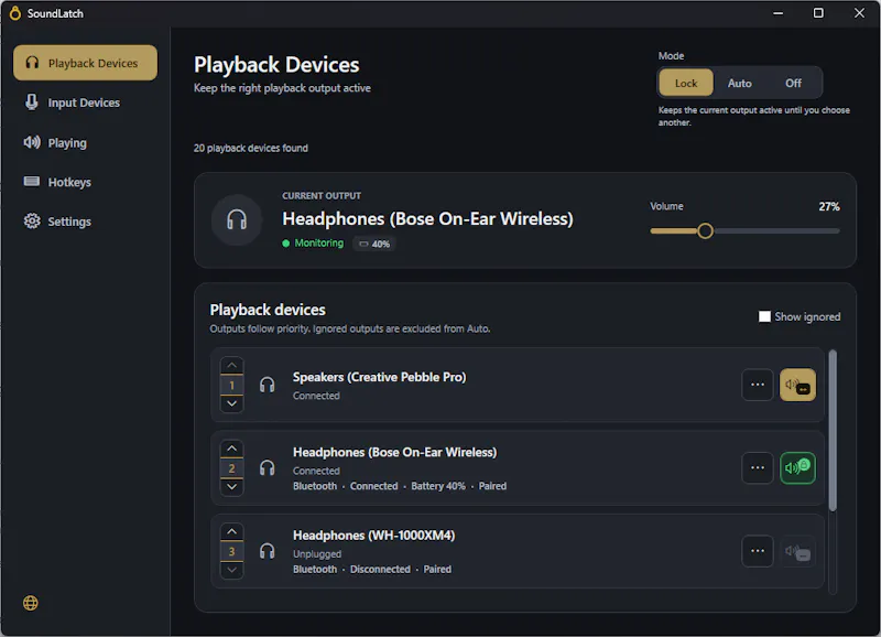 SoundLatch screenshot 1