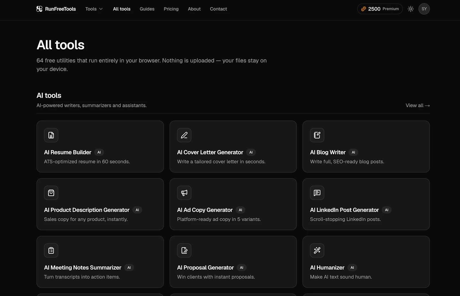 RunFreeTools screenshot 3
