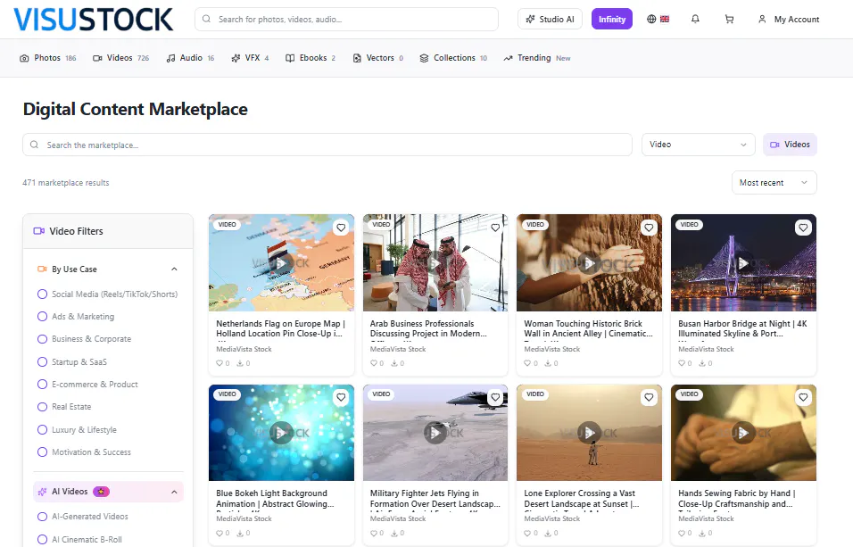 VisuStock Digital Asset Marketplace gallery image