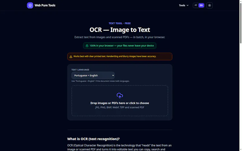 Web Pure Tools screenshot 4