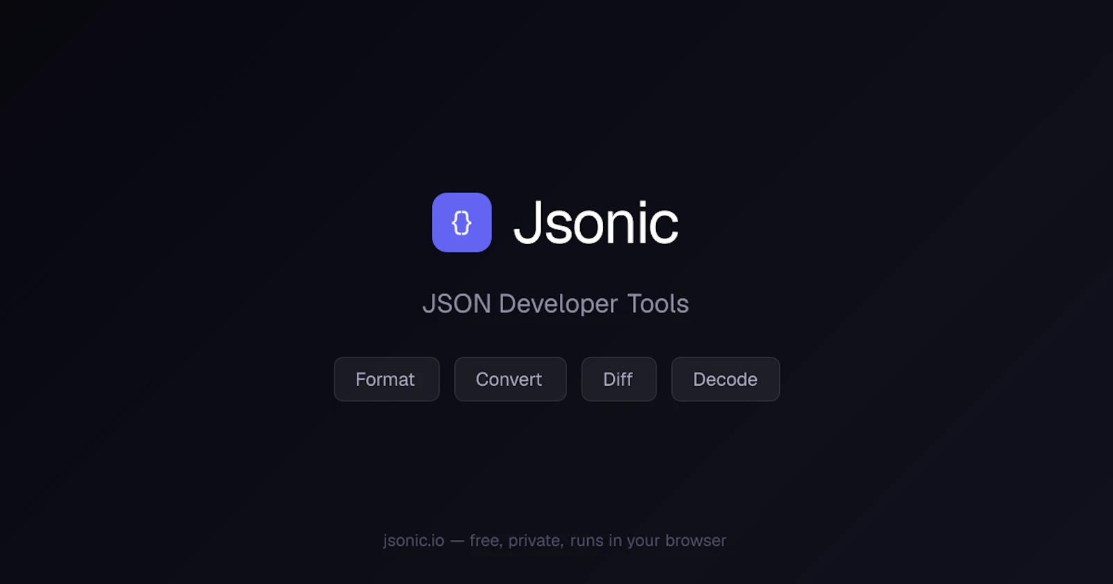 Jsonic — Fast Private JSON Tools screenshot 3