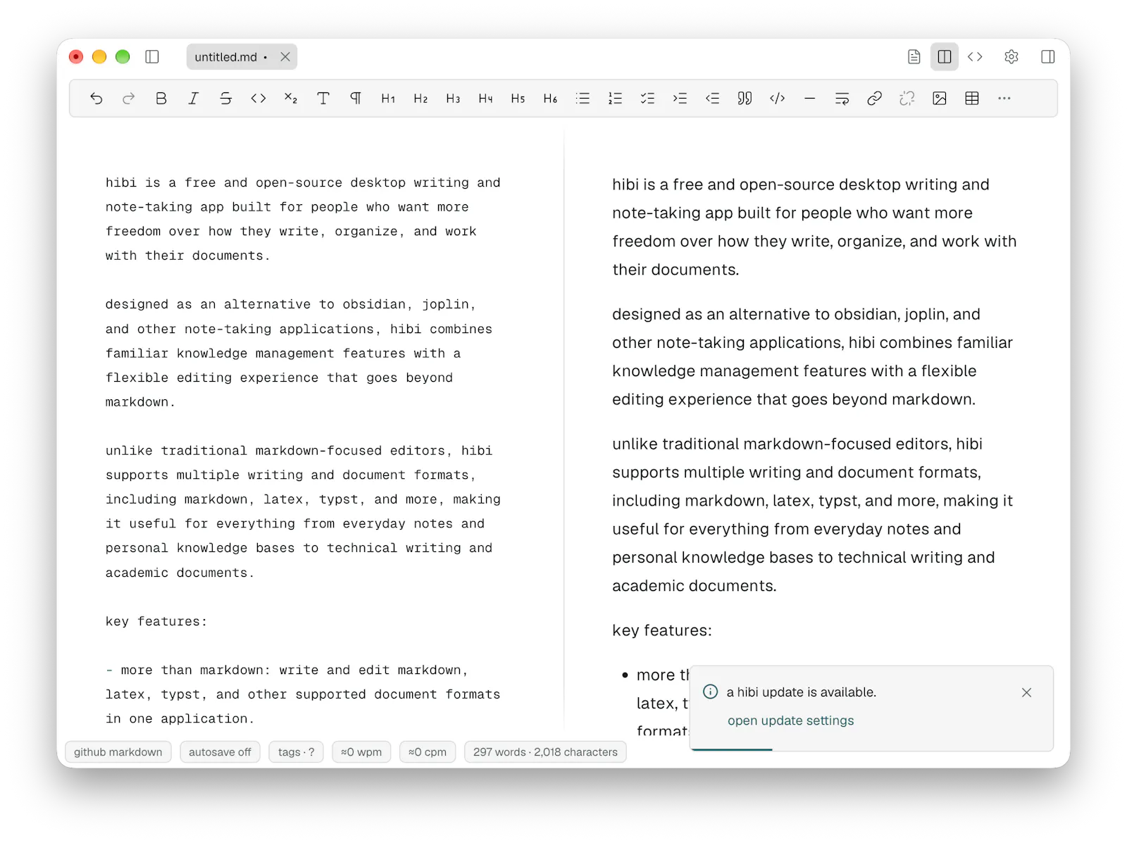 hibi screenshot 3