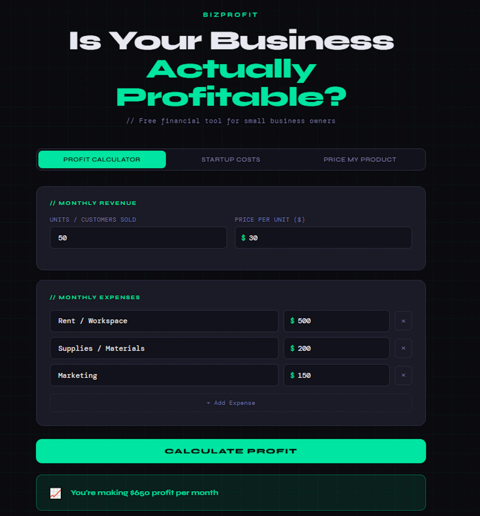BizProfit screenshot 4
