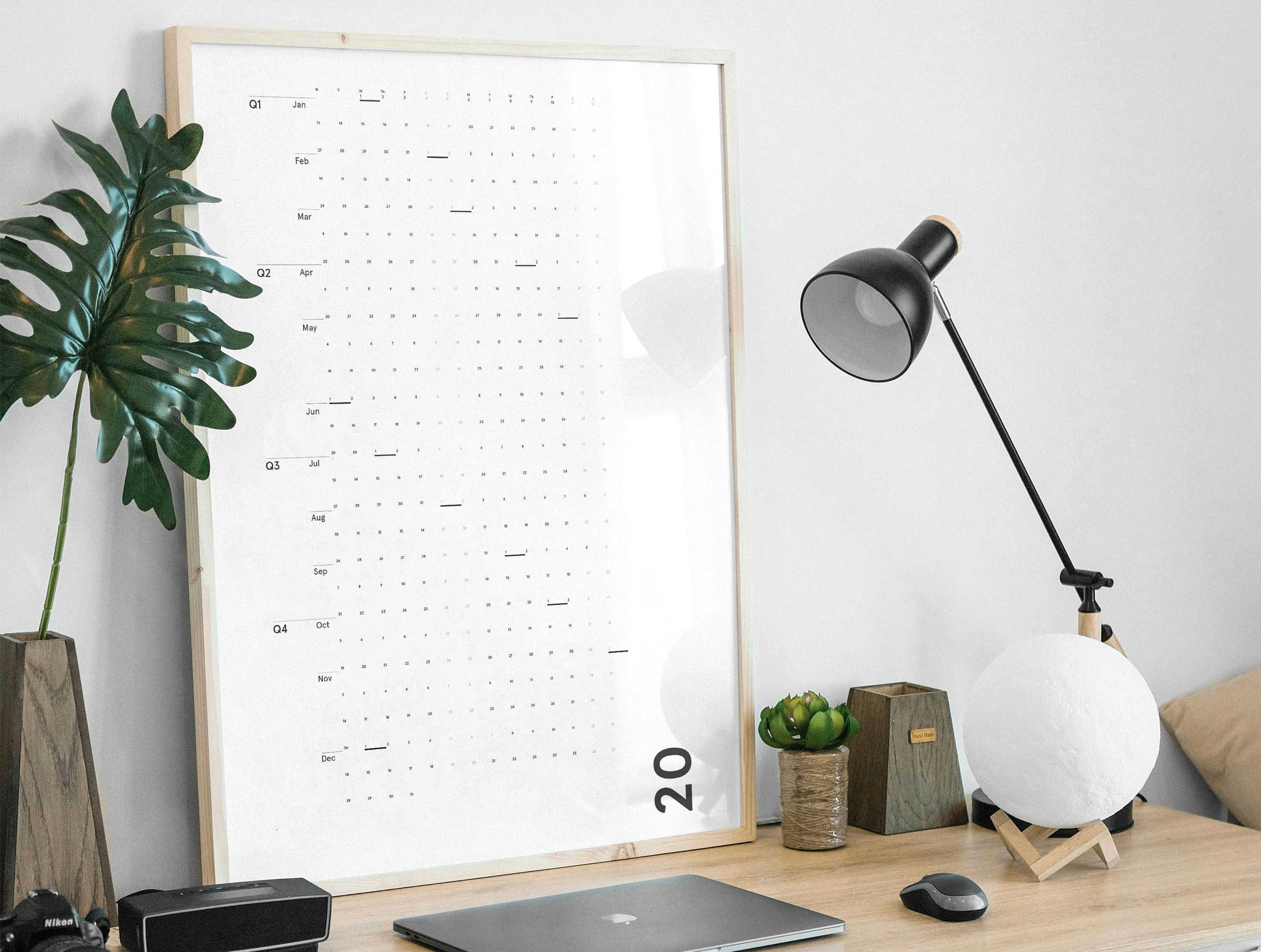 Hyper Minimal Calendar for 2020 gallery image