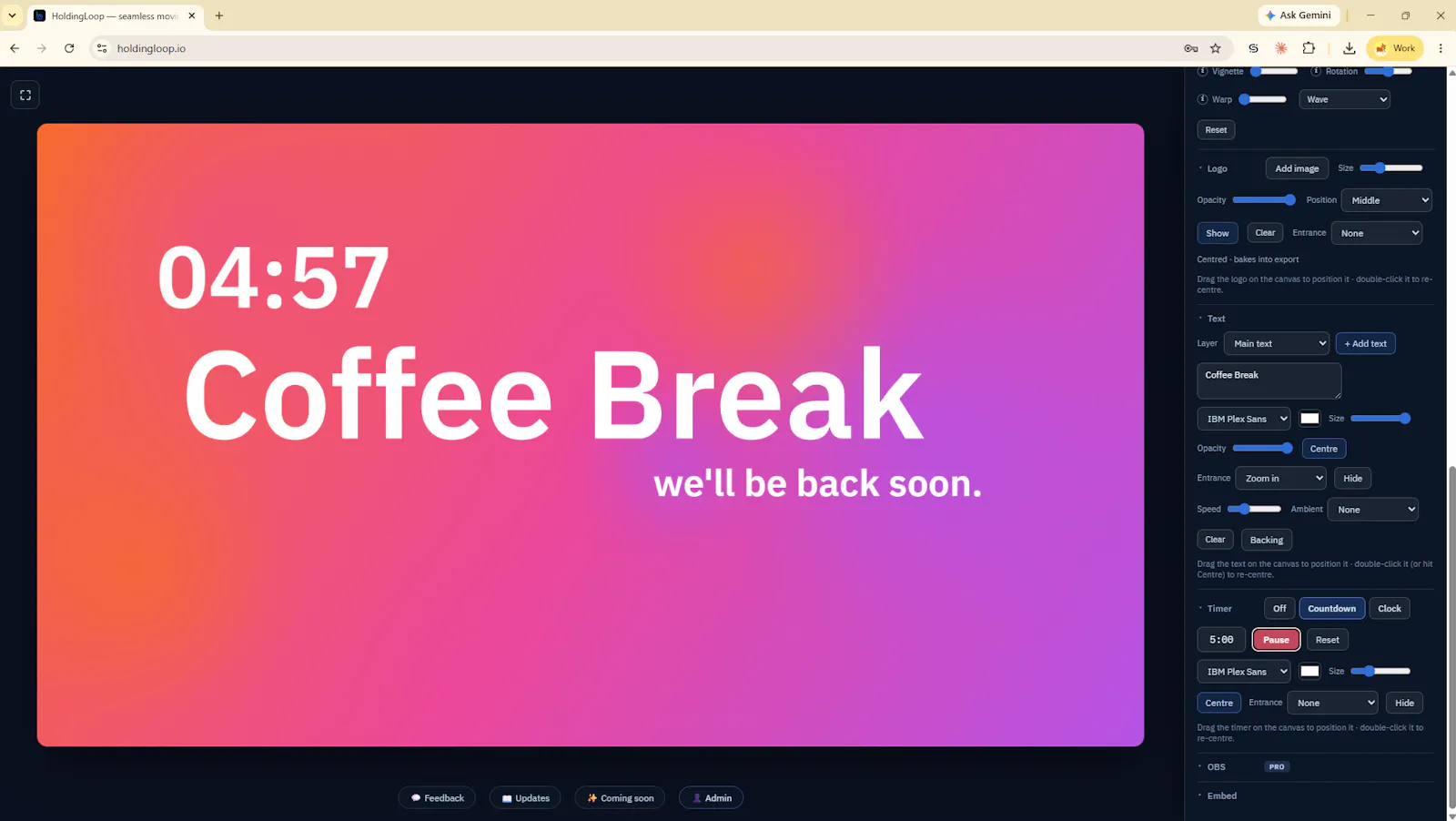 HoldingLoop screenshot 3