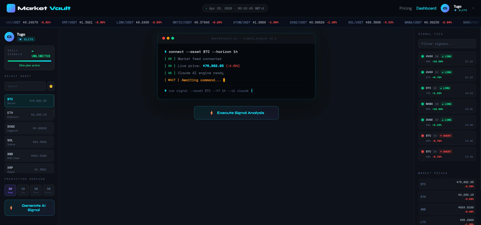 MarketVault screenshot 2