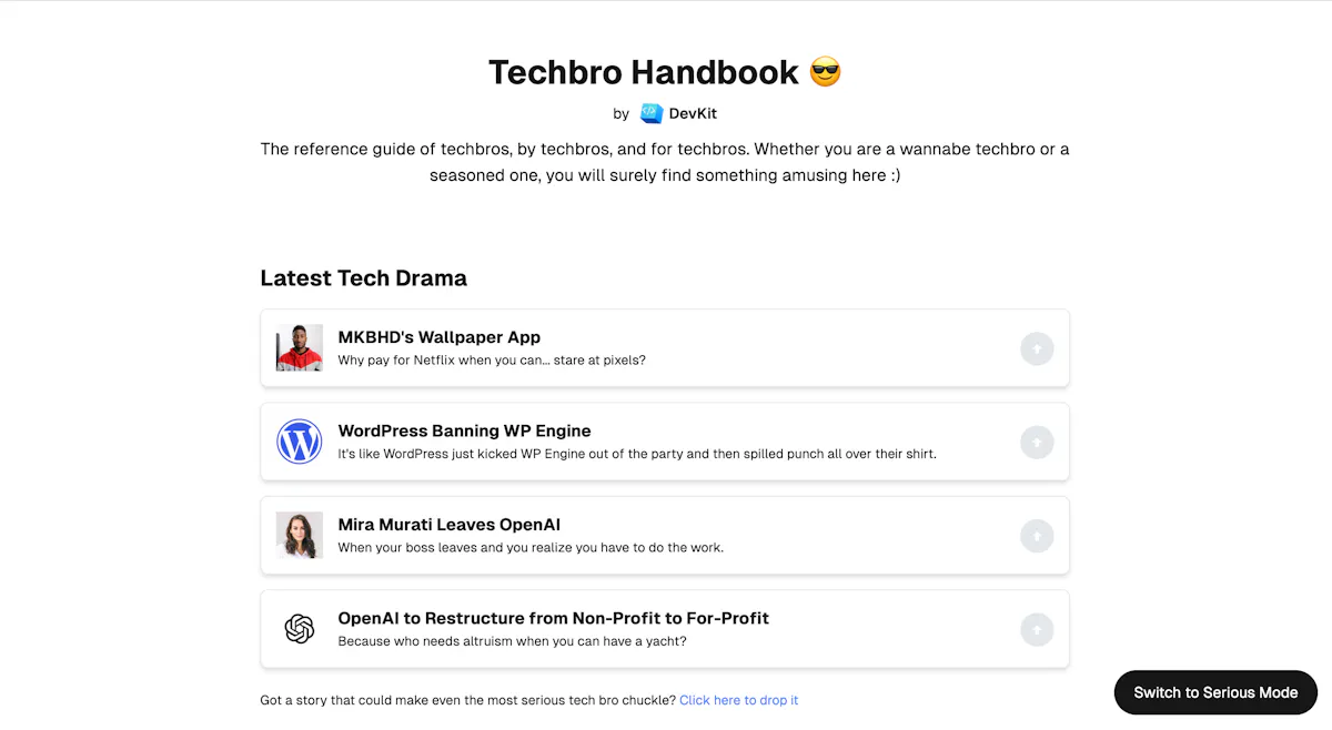 Techbro Handbook