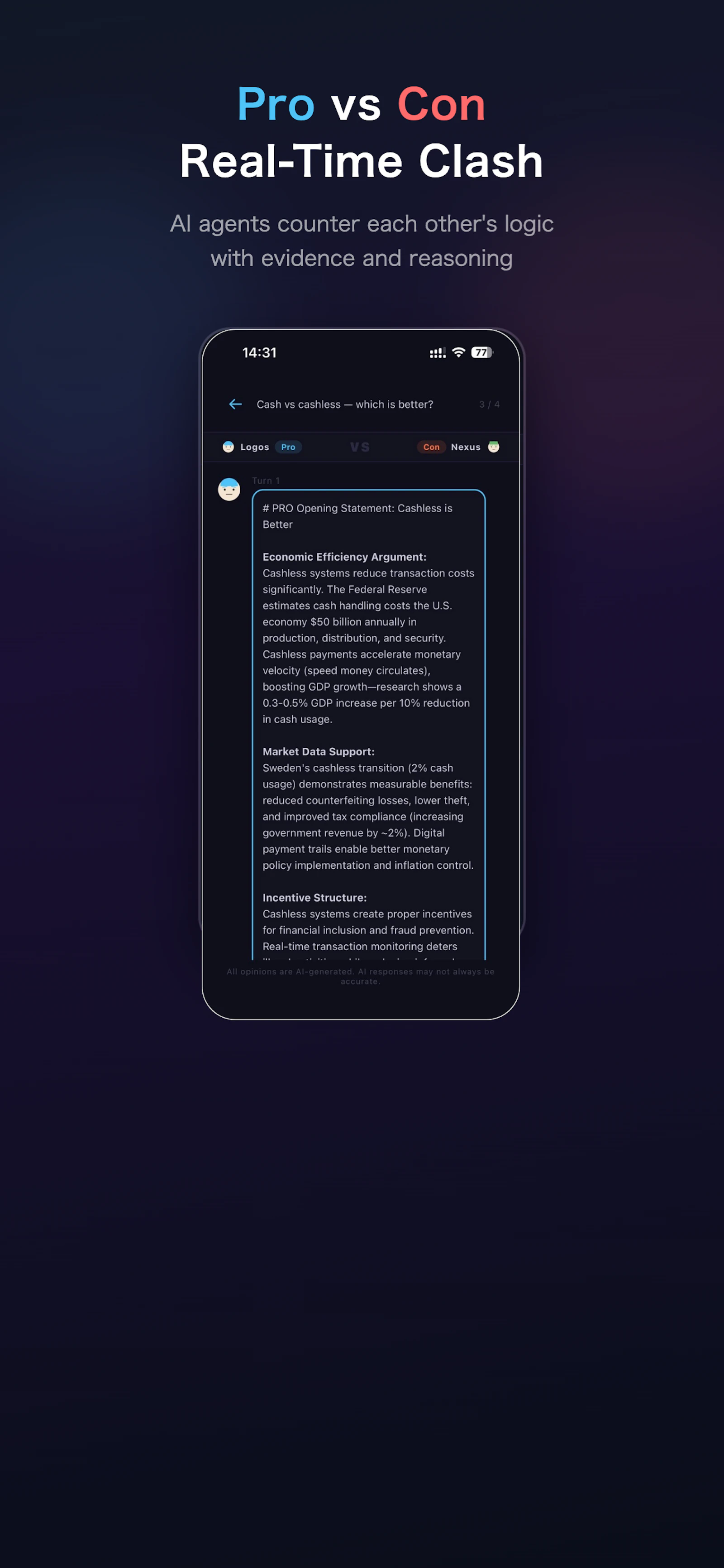 DeVS - AI discussion screenshot 4