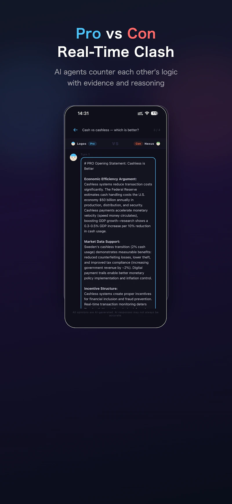 DeVS - AI discussion screenshot 4