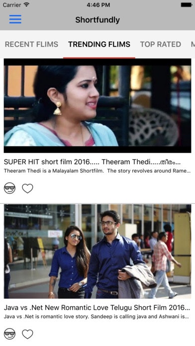 Shortfundly iOS APP - Collect your favorite shortfilms gallery image