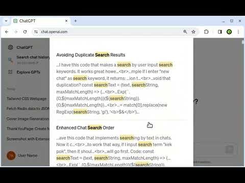 Searchable ChatGPT gallery image