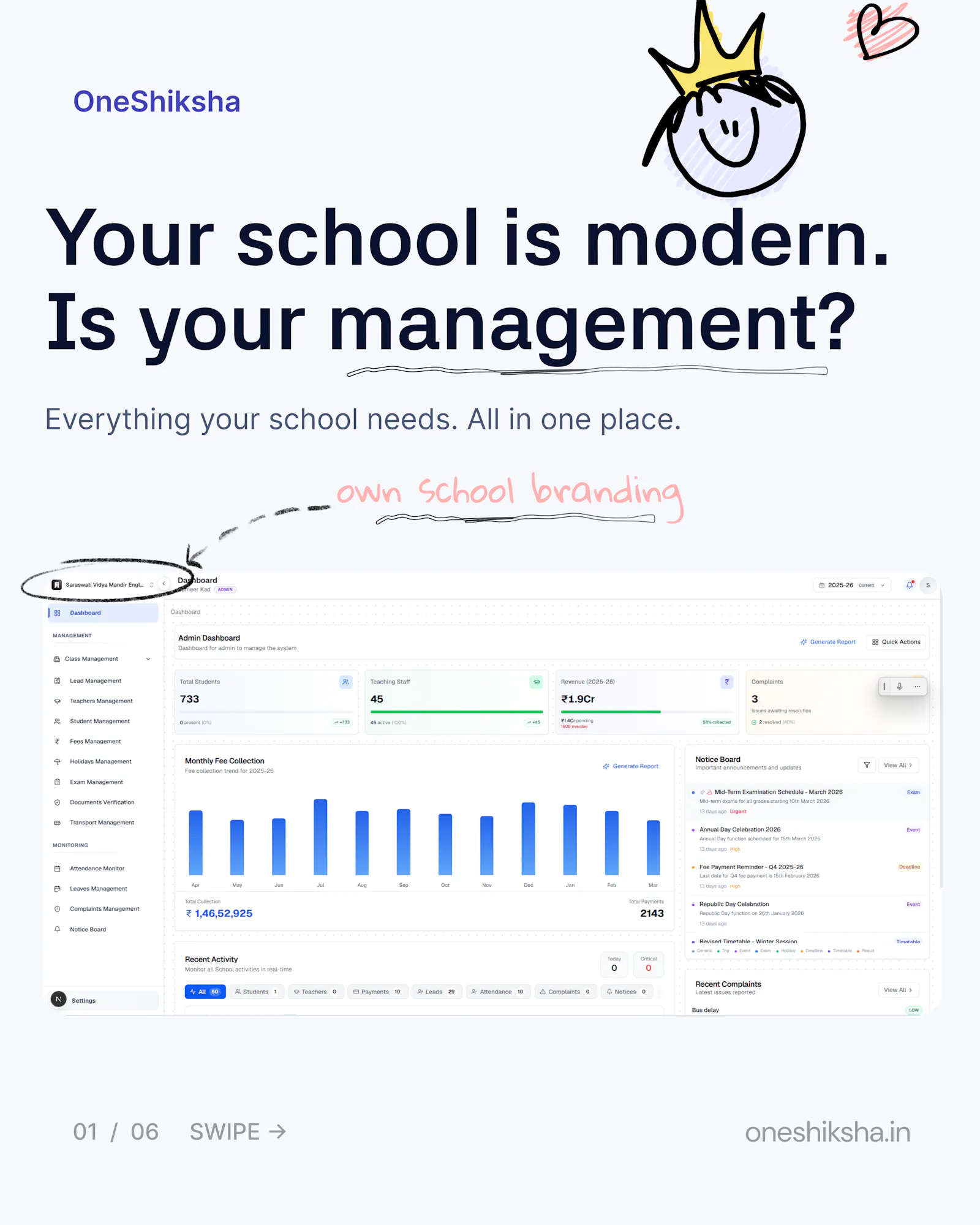 oneshiksha.in screenshot 2