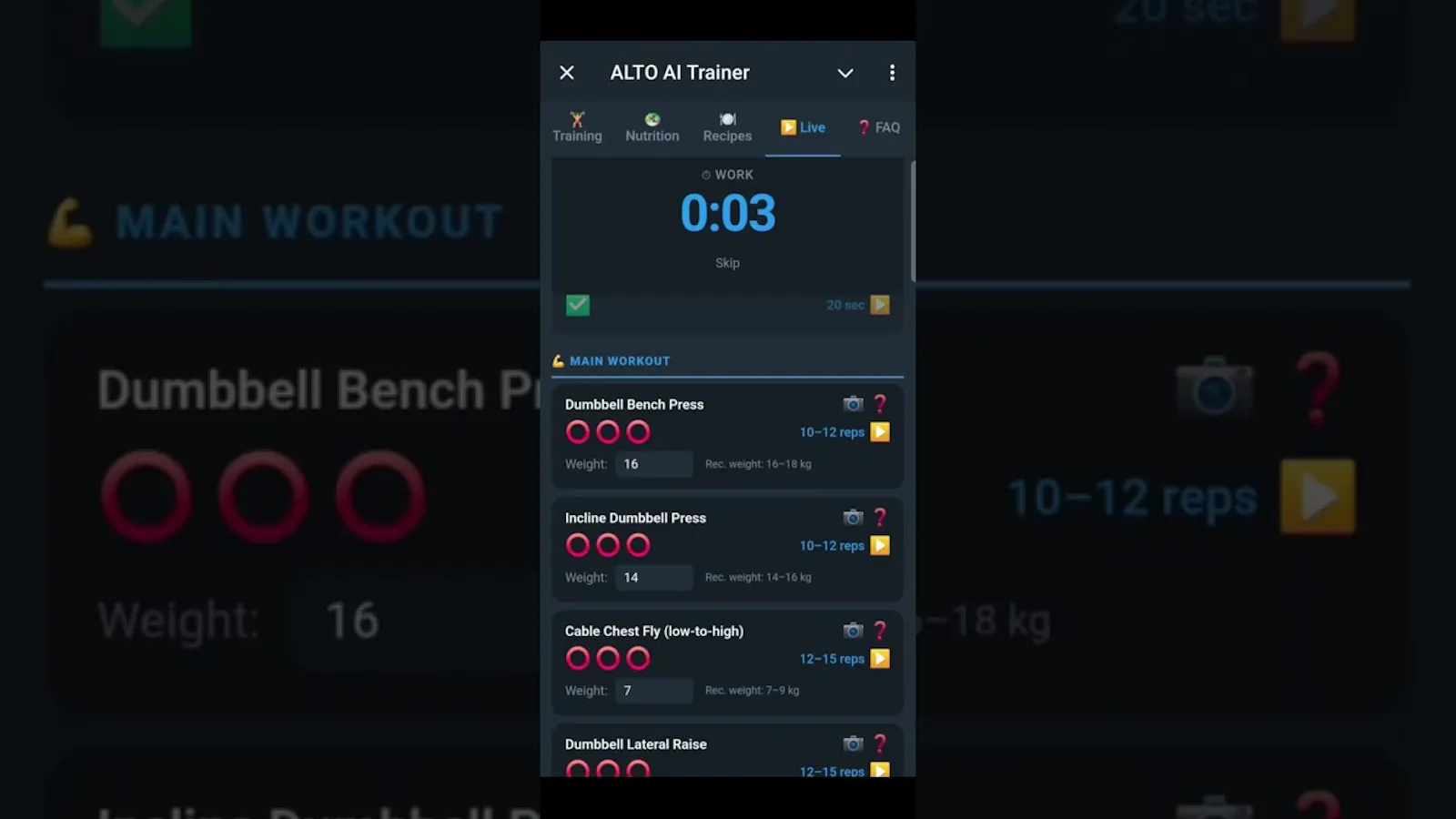 ALTO AI Trainer screenshot 1 (video preview)