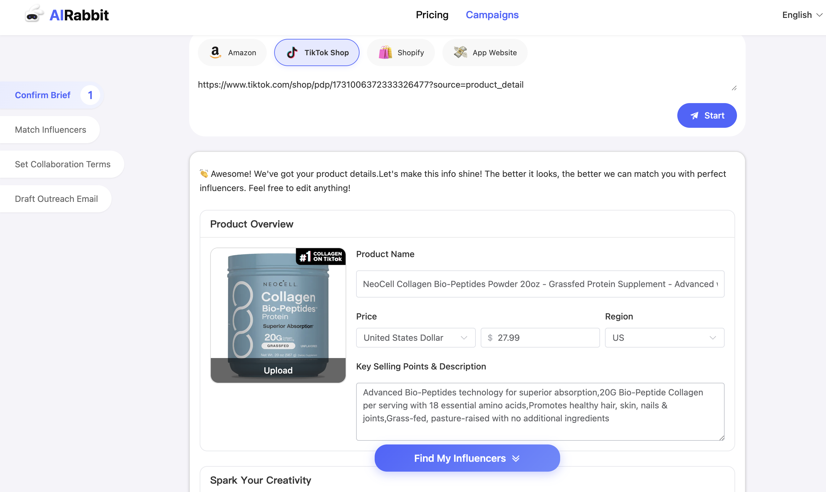 AiRabbit - Screenshot 2 showing product features and functionality