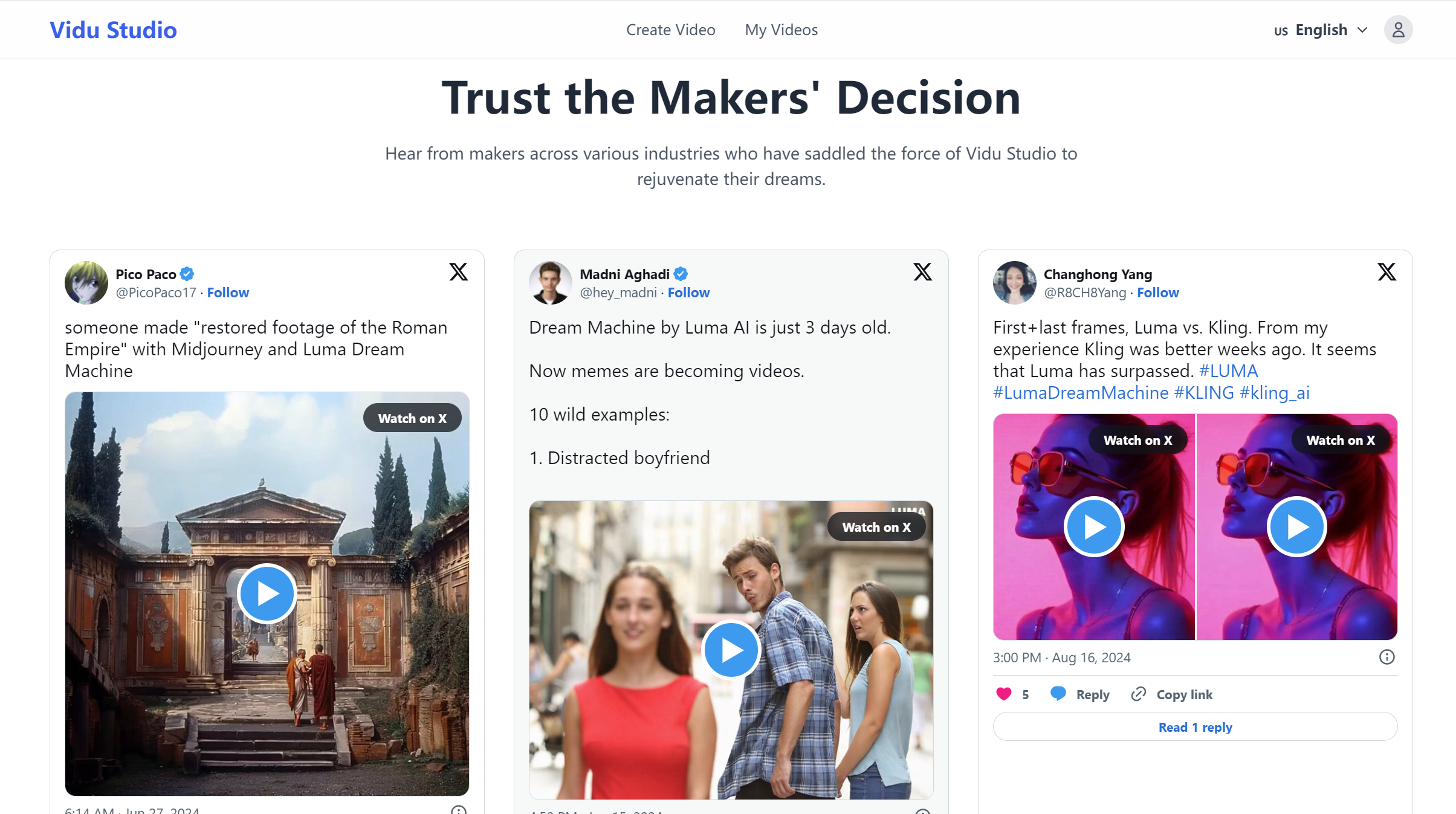 Vidu Studio gallery image