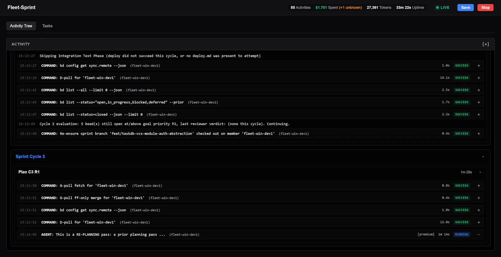 apra-fleet screenshot 3