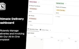 Ultimate Delivery Dashboard media 1