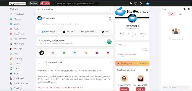Site4People screenshot 1