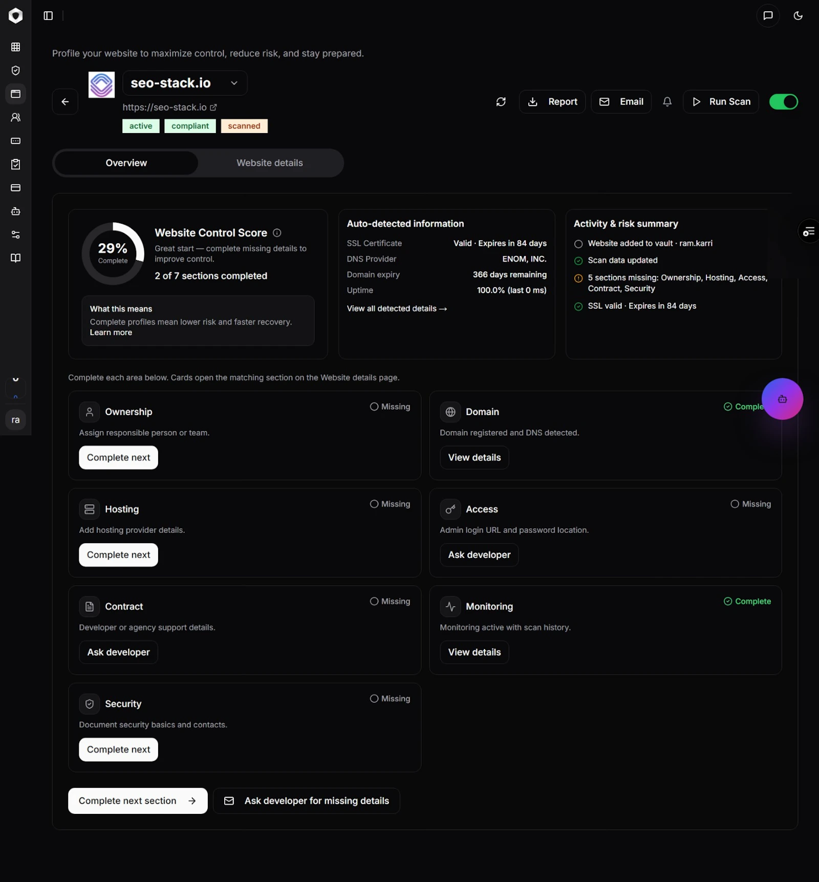 WebVault Pro screenshot 3
