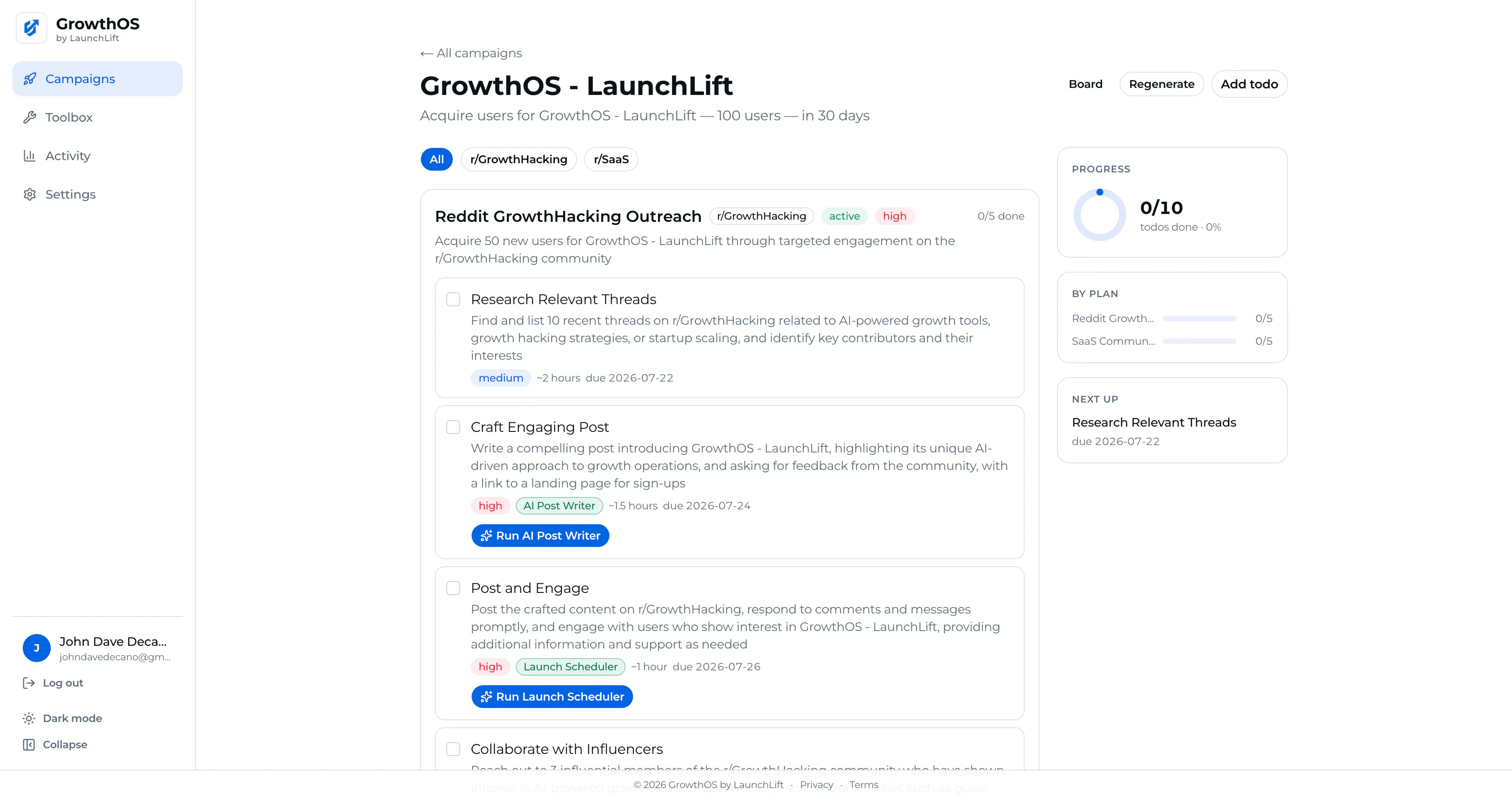 GrowthOS gallery image