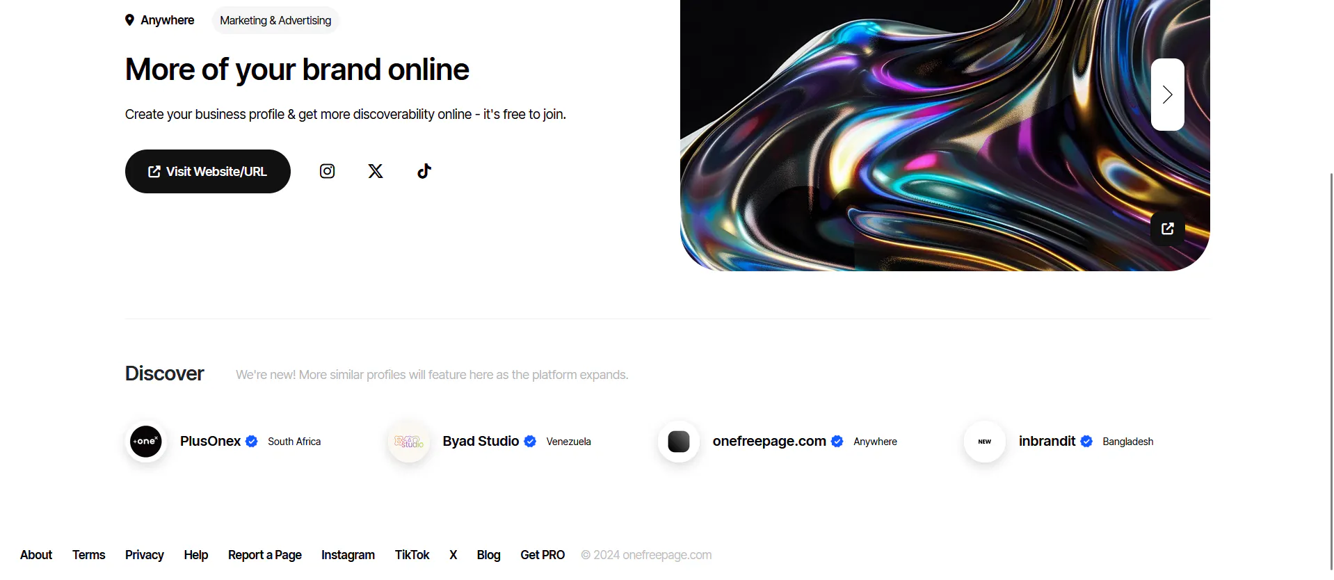 onefreepage.com gallery image