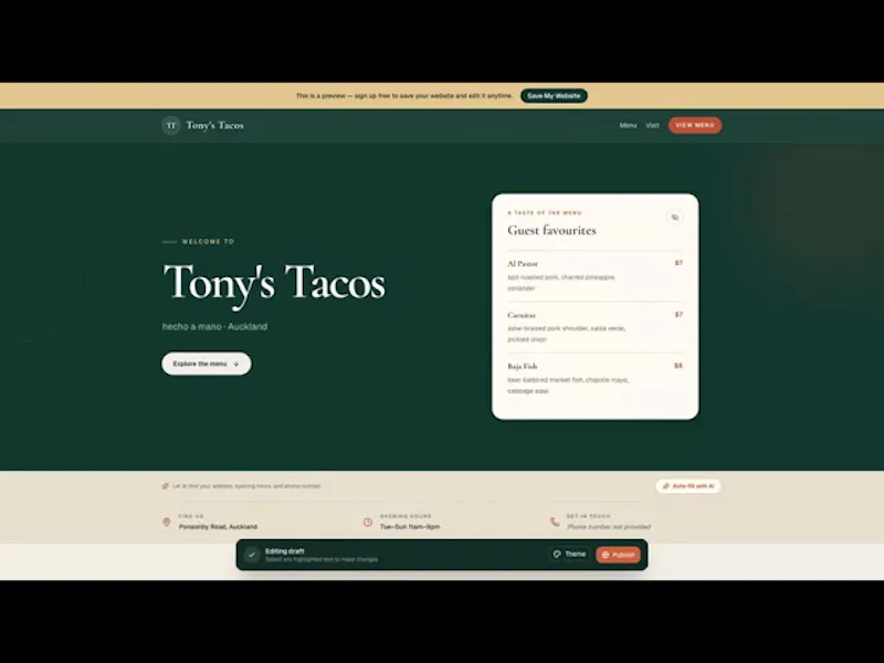 EatFoodNow screenshot 1 (video preview)
