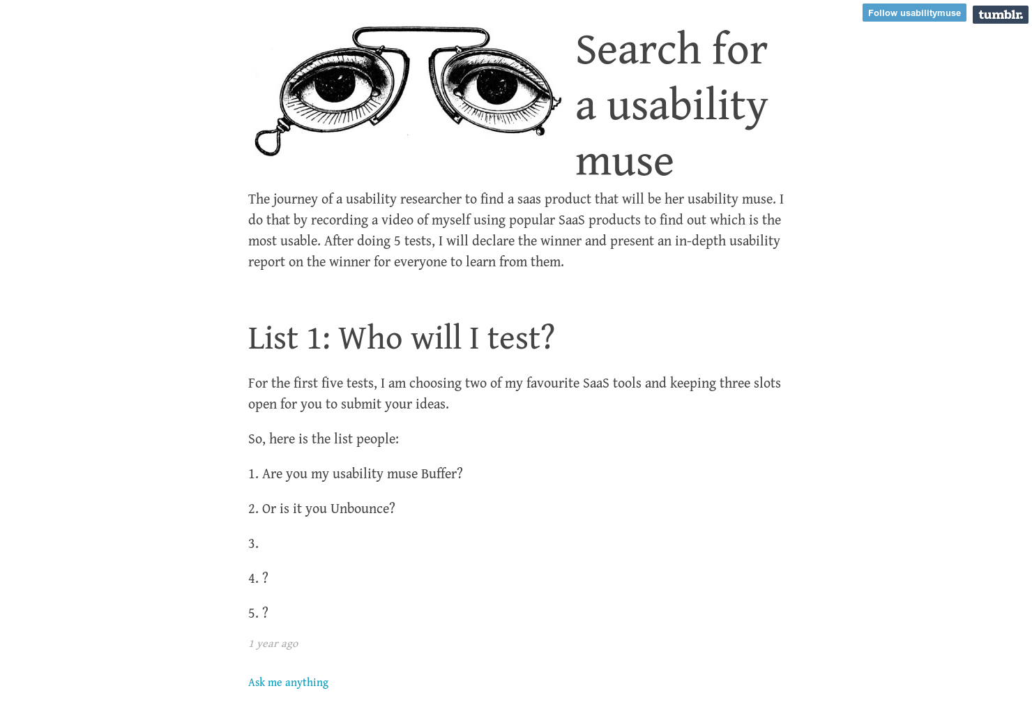 Usability Muse