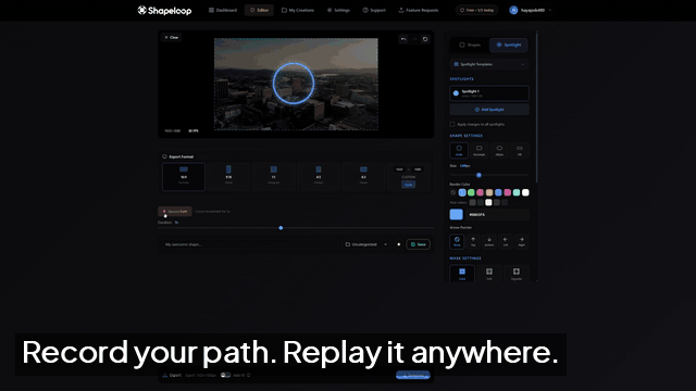 ShapeLoop - Screenshot 3 showing product features and functionality