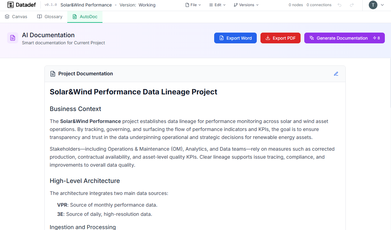 Datadef - डेटा वंश की कल्पना करें और तुरंत प्रलेखन उत्पन्न करें मीडिया 4