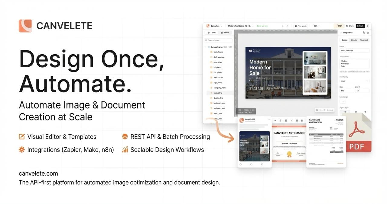 Canvelete - Main product screenshot demonstrating key features and user interface