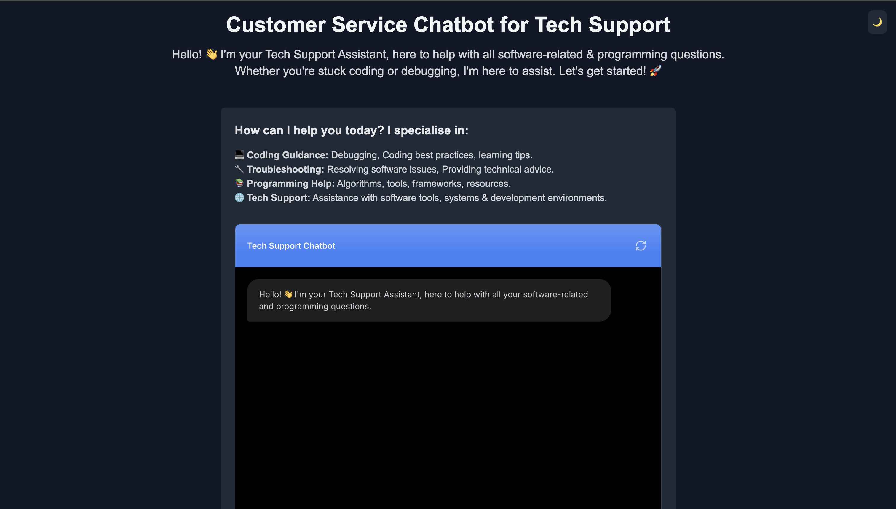 Sokongan Teknikal Chatbot media 1