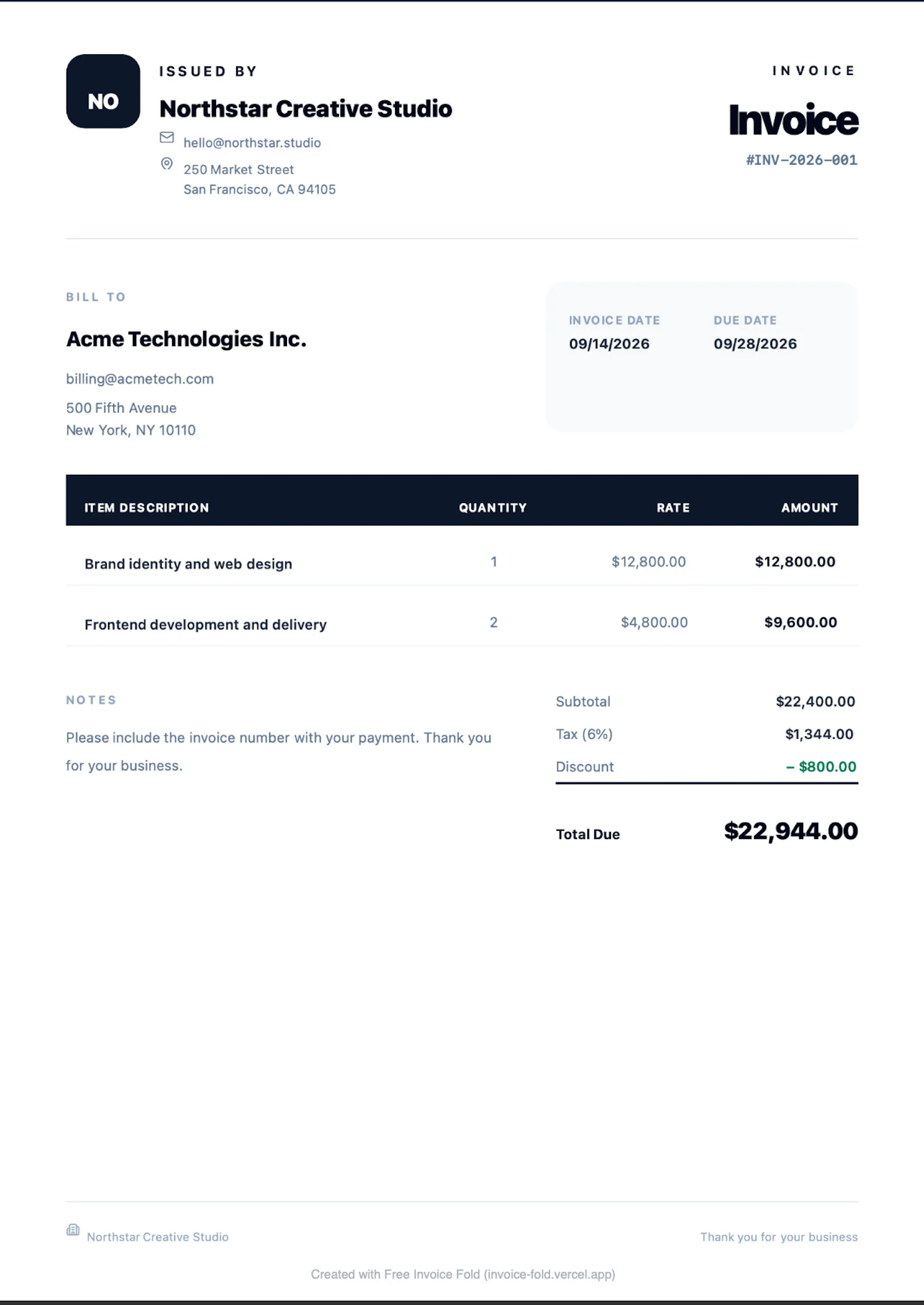 Invoice Fold screenshot 3
