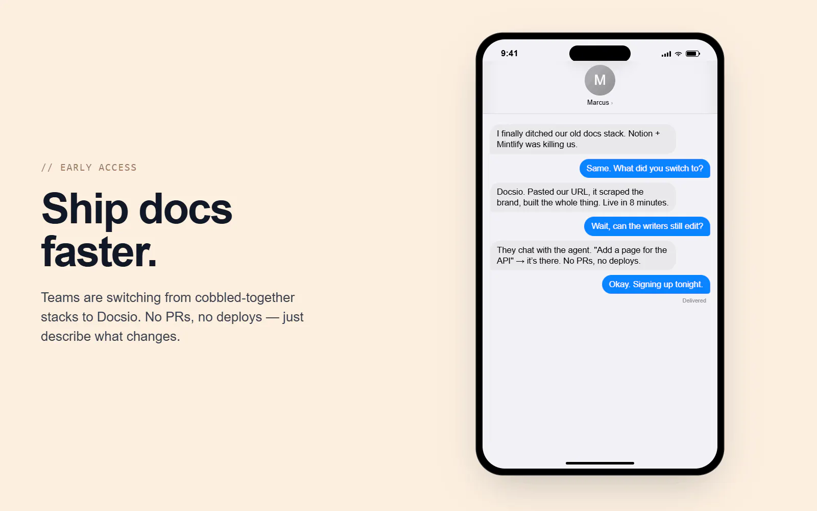 Docsio: Lovable for doc sites | Product Hunt