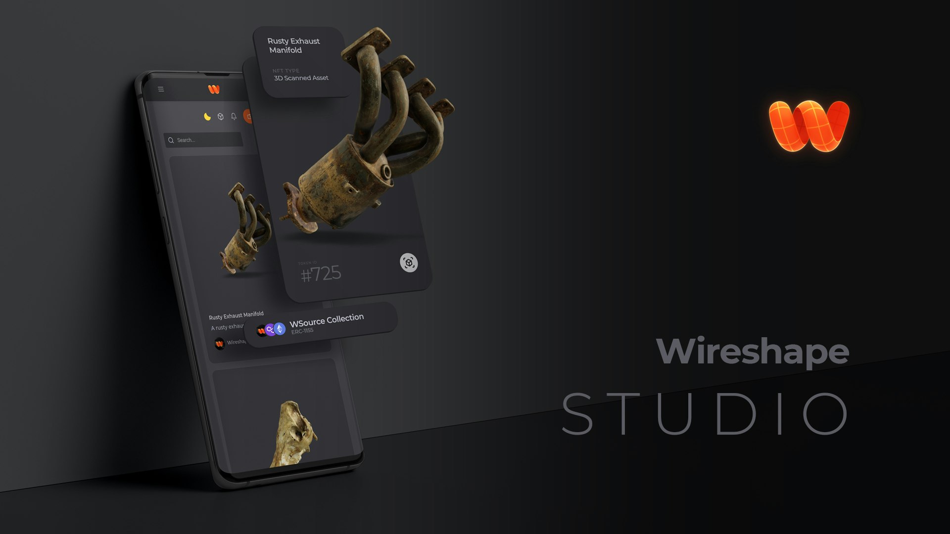 Wireshape Studio Beta - Web3 3D Scan NFT Platformu Metaverse & Game Creators'a yardımcı olmak için medya 1