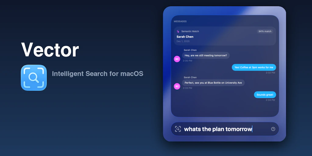 Vector Intelligent Search For MacOS Product Hunt vector-intelligent-search-for-macos-product-hunt