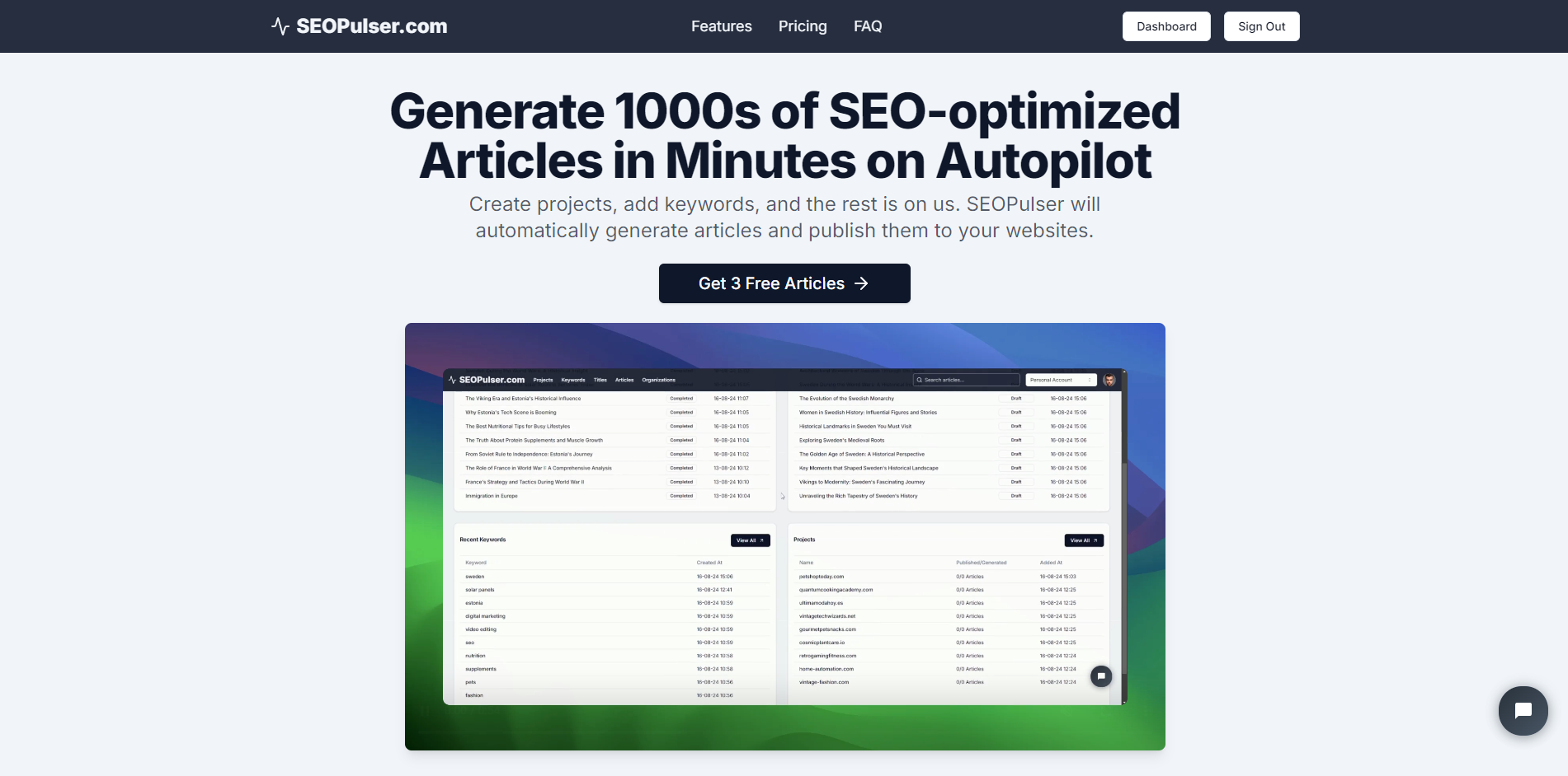 startuptile SEOPulser-SEO content automation system