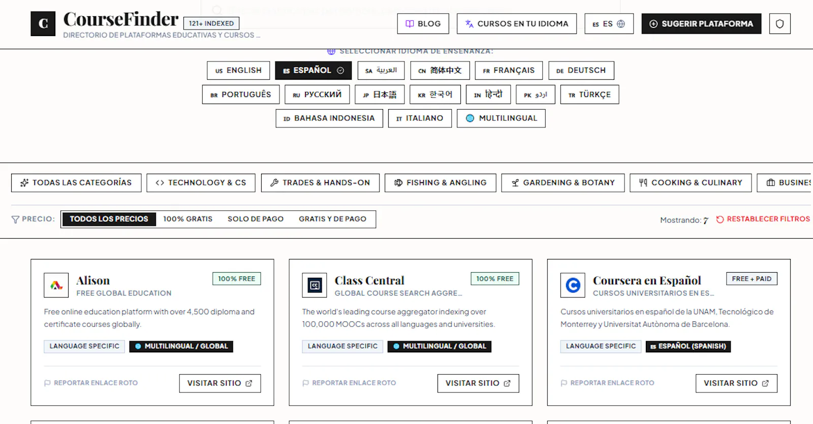 CourseFinder — Online Course Directory screenshot 3