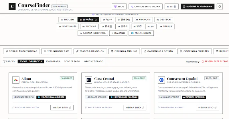 CourseFinder — Online Course Directory screenshot 3